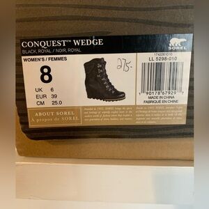 Sorrel Conquest Wedge boot
women’s size 8